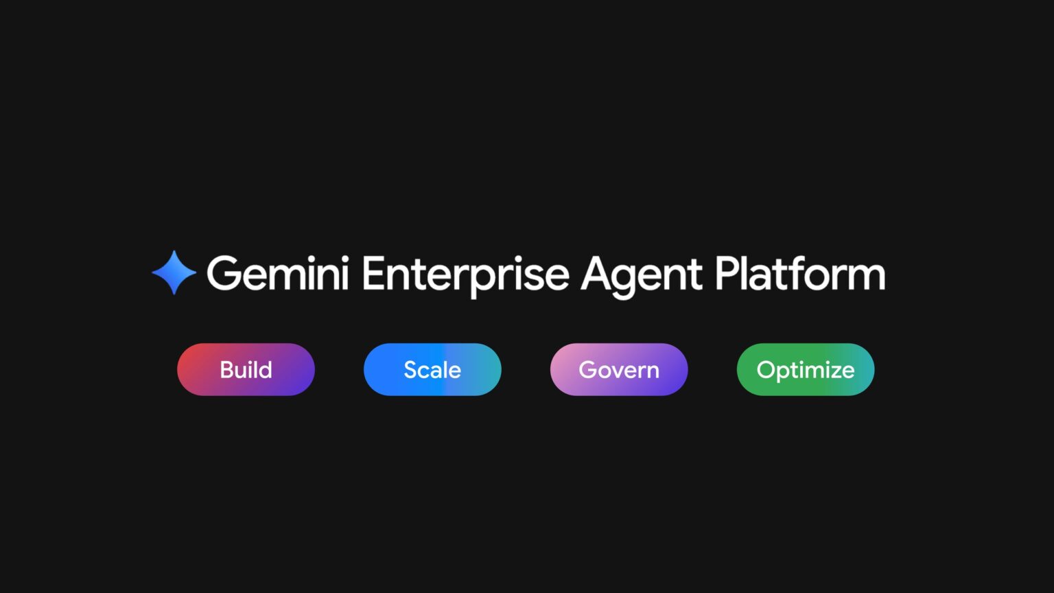 Gemini Enterprise Agent Platformの発表を示す公式イメージ