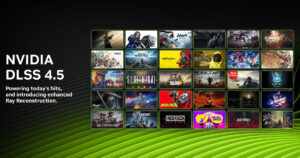 NVIDIA DLSS 4.5 Ray Reconstruction — RTX全世代対応の公式案内図